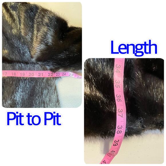 Vintage Gallais Faux Fur Black Plush Elegant Luxury Glam Full Length Coat M - Picture 13 of 13